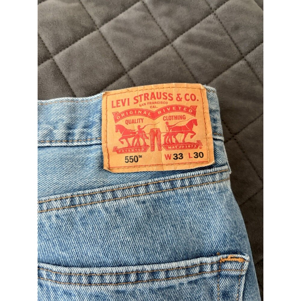 Levi's 550 Men's Relaxed Fit Jeans - Stonewash Blue (00550-4891)